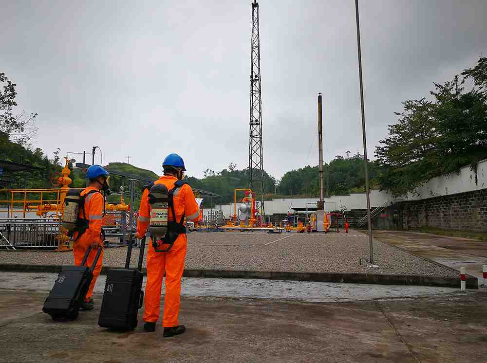 硫化氢防护应急演练