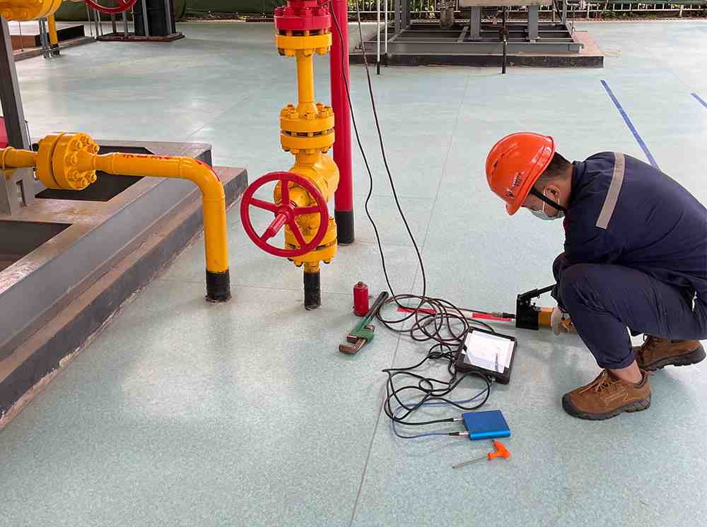 弹簧式安全阀在线检测